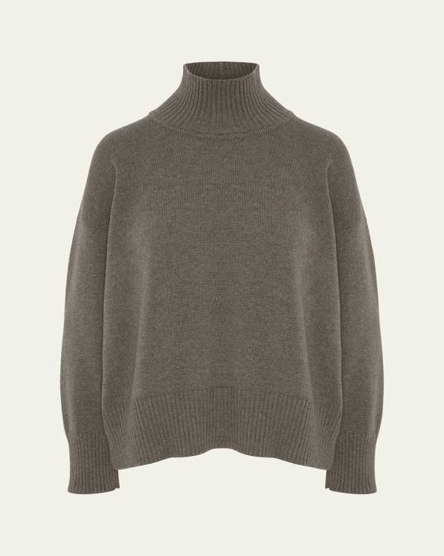 Small Long Sleeve High Neck Sweater (Mid Length)